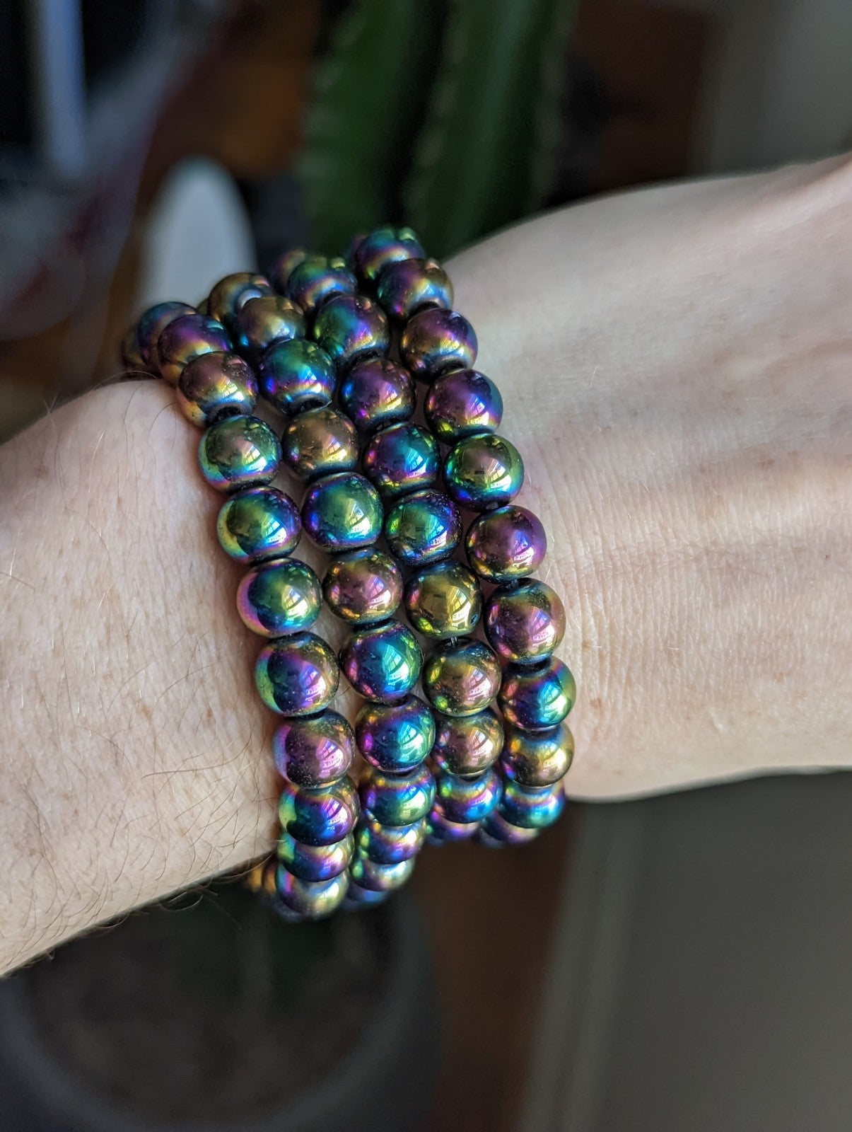 Sea Turtle Rainbow Hematite Bracelet - My Niche Deals