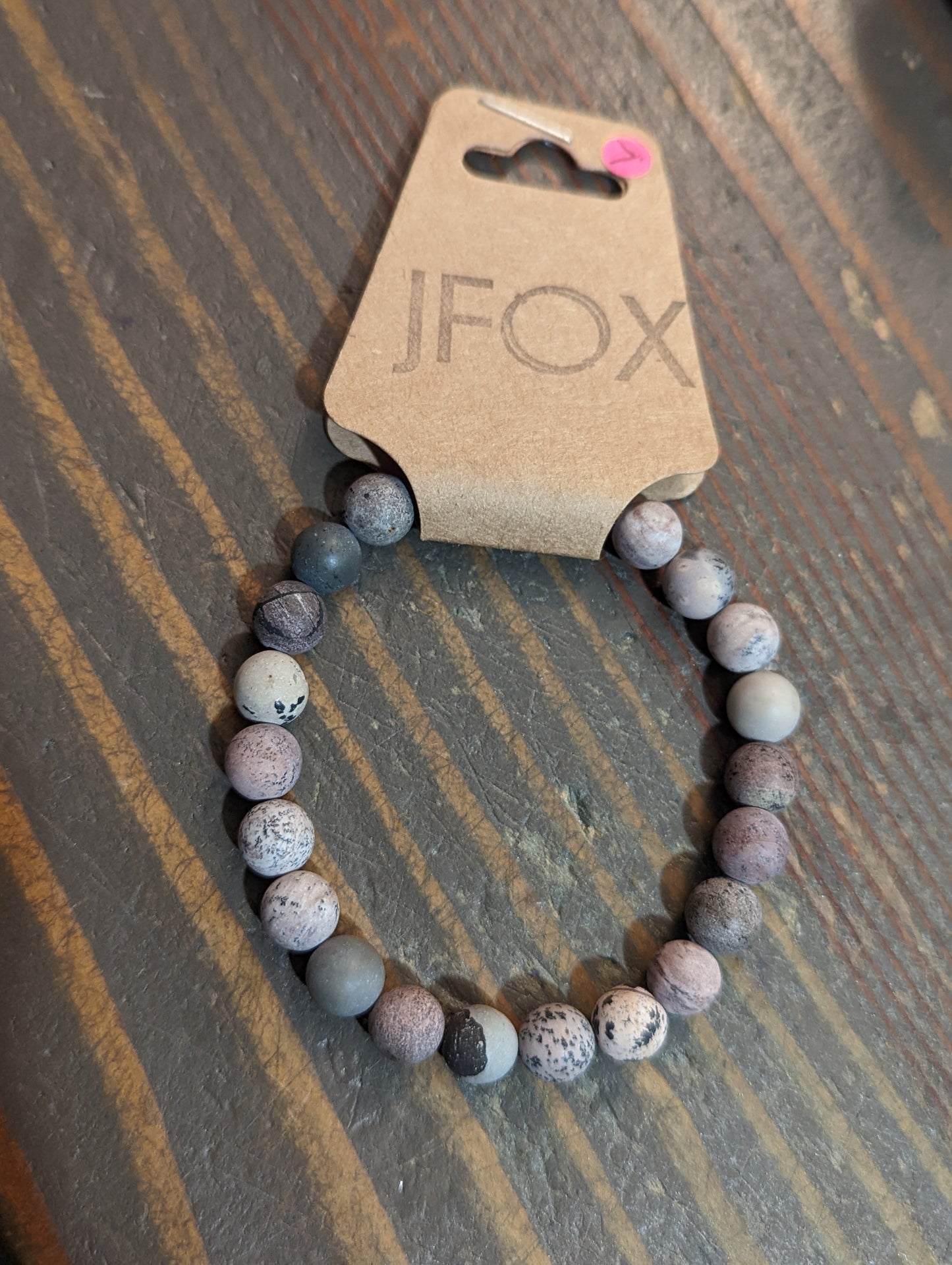 Matte Artistic Jasper Bracelet (Various Sizes Available)