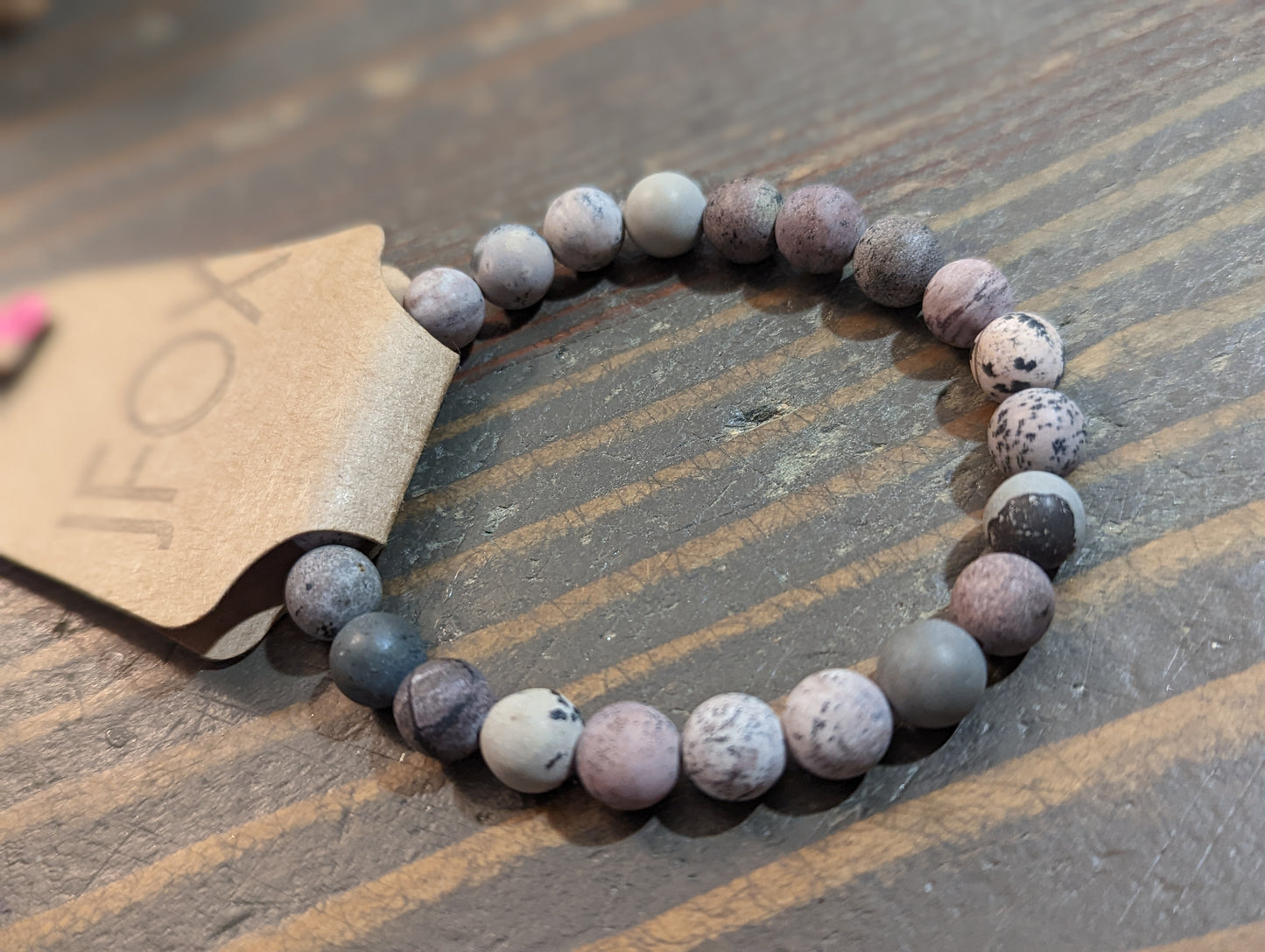 Matte Artistic Jasper Bracelet (Various Sizes Available)