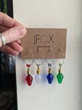 Christmas Light Wine Charms (set of 4)