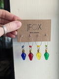 Christmas Light Wine Charms (set of 4)