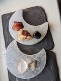Selenite Moon Charging Plate