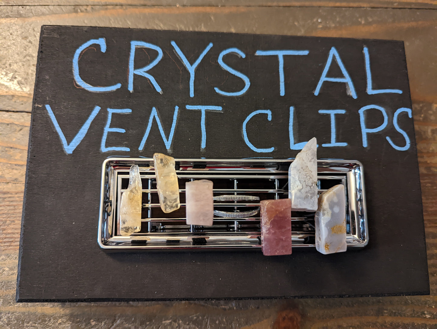 Assorted Mix Crystal 3 Car-ma Vent Clips