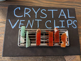 Assorted Mix Crystal 4 Car-ma Vent Clips
