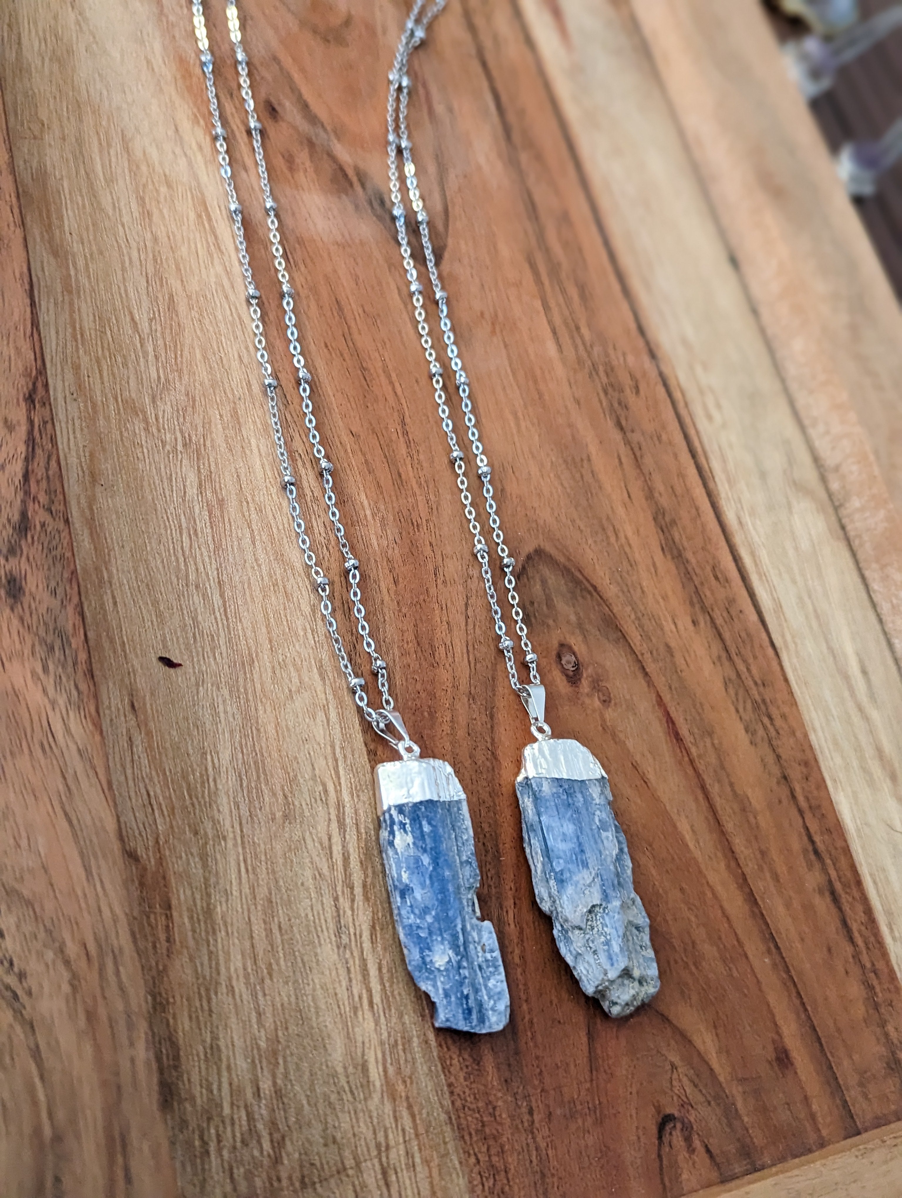 Blue on sale kyanite pendant