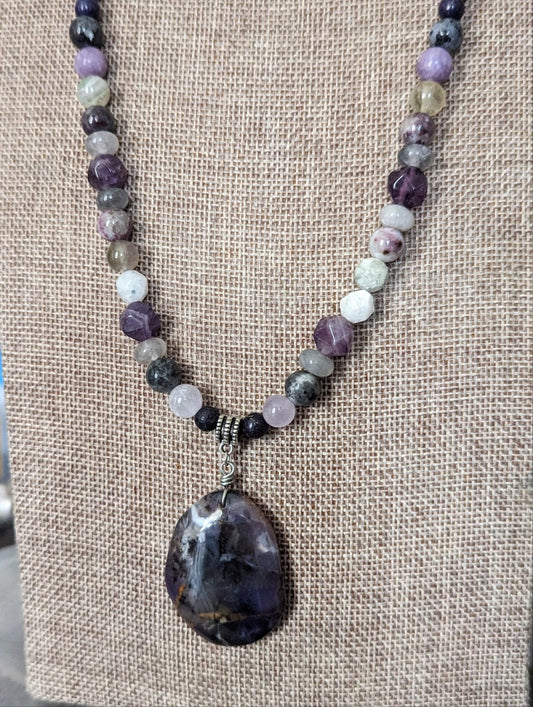 Amethyst Statement Necklace