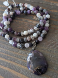 Amethyst Statement Necklace