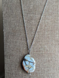 Aqua Terra Jasper Pendant on Silver